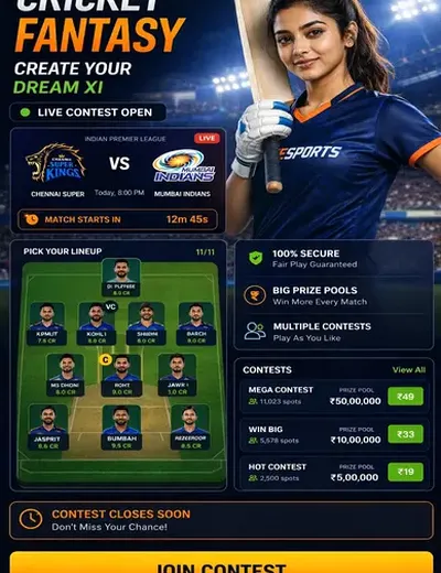 Betminimo (bet minimo) fantasy cricket & matchday visual 3